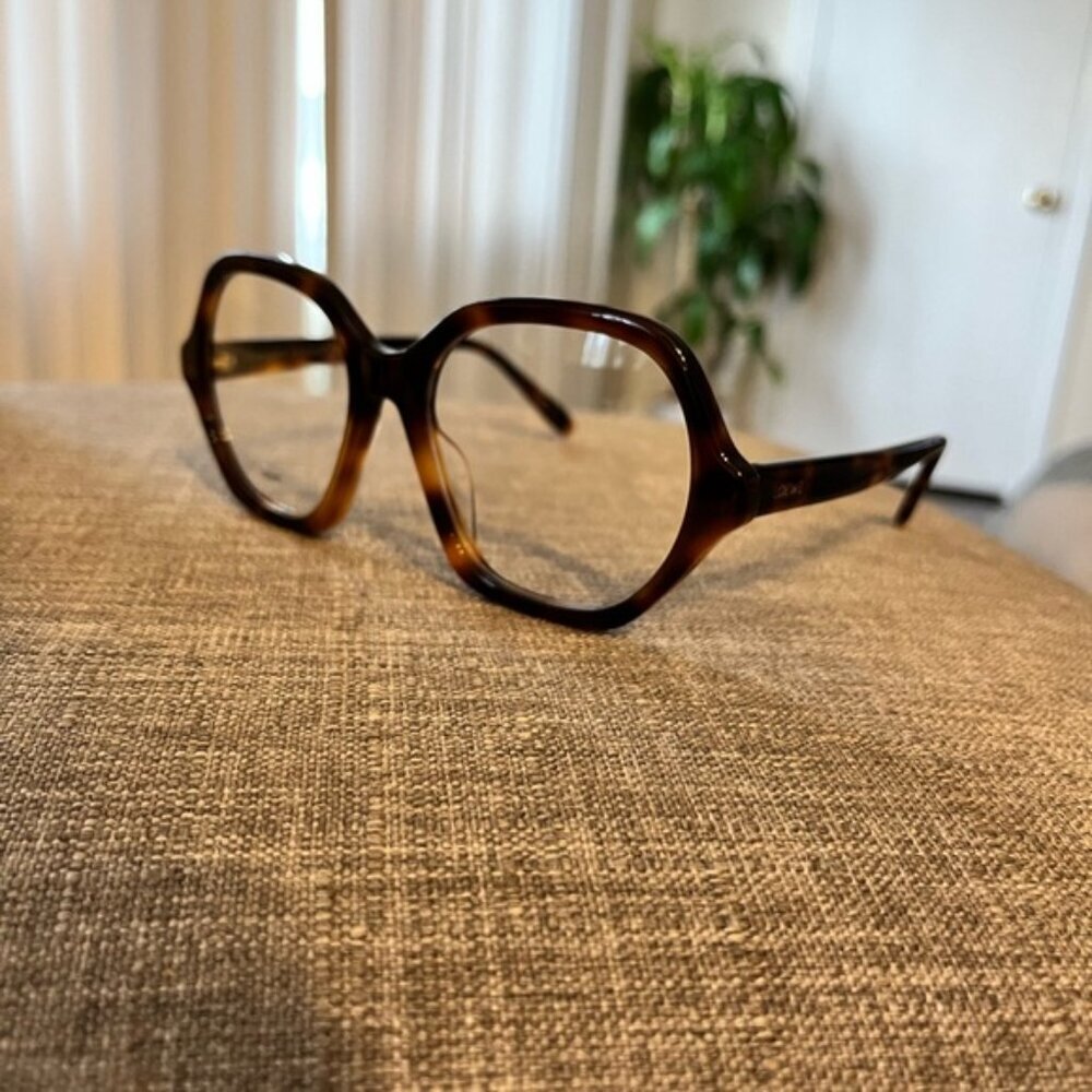 Loewe Square Geometric Tortoiseshell Oversized Glasses Frames - new without box! - Picture 7 of 10